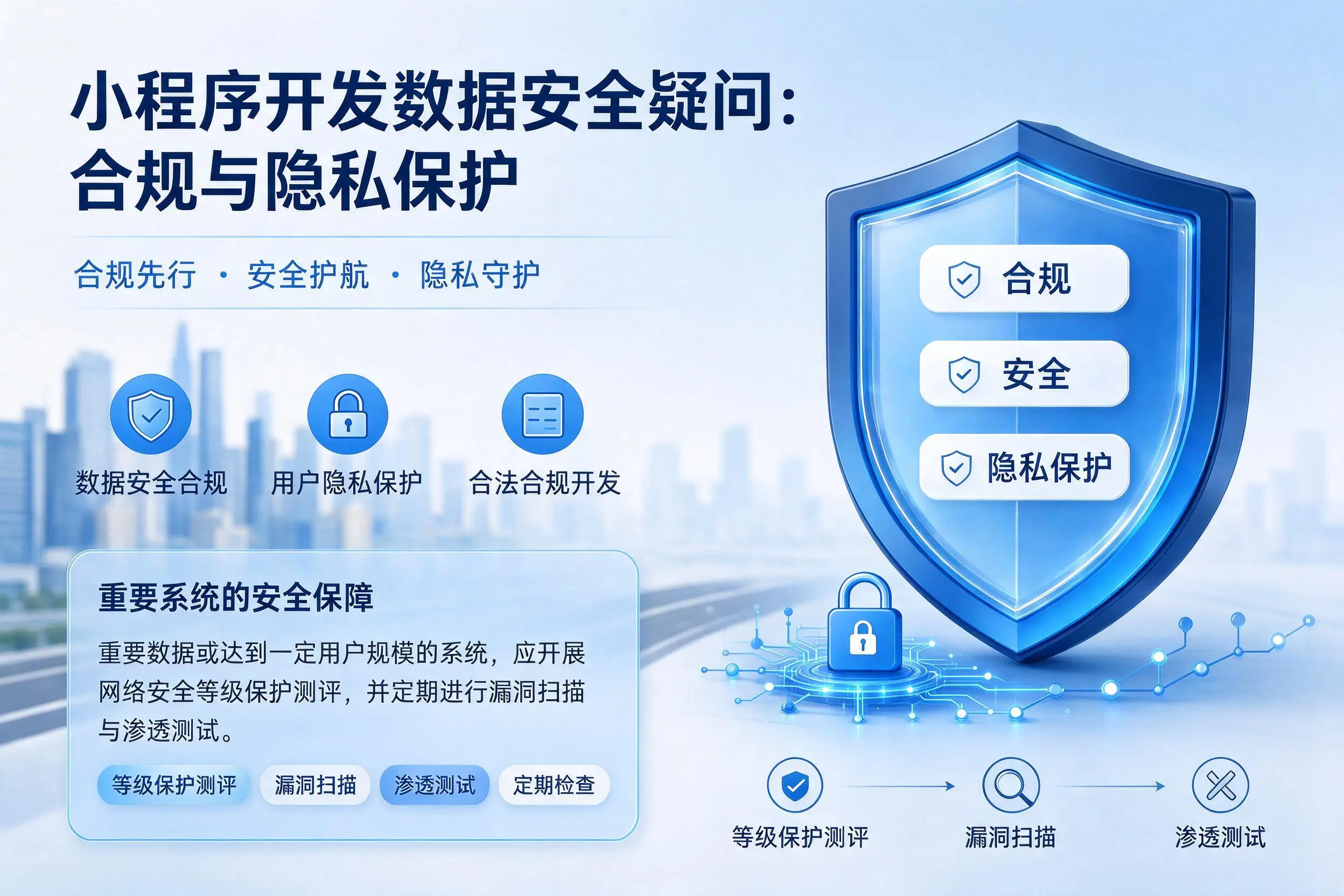 定安小程序开发数据安全疑问：合规与隐私保护