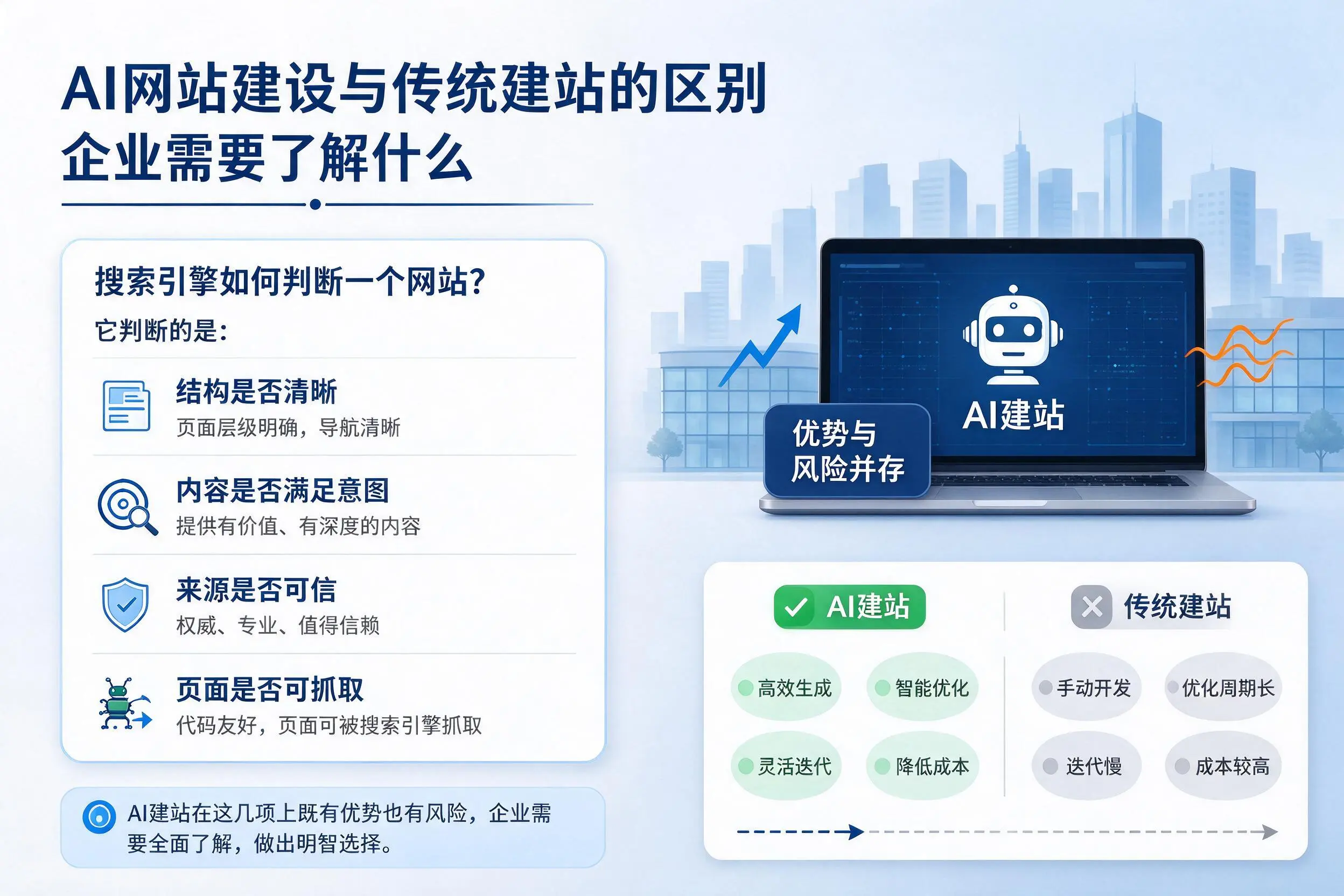 AI网站建设与传统建站的区别,定安企业需要了解什么